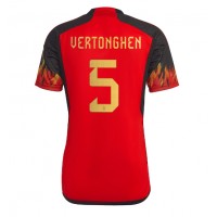 Echipament fotbal Belgia Jan Vertonghen #5 Tricou Acasa Mondial 2022 maneca scurta